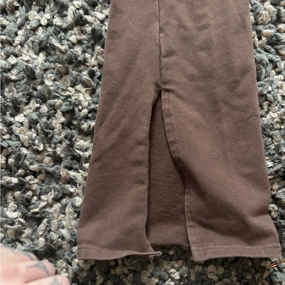 PacSun Chocolate Brown Flare Pants - Picture 4 of 5